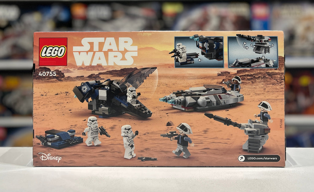 Imperial Dropship vs. Rebel Scout Speeder, 40755