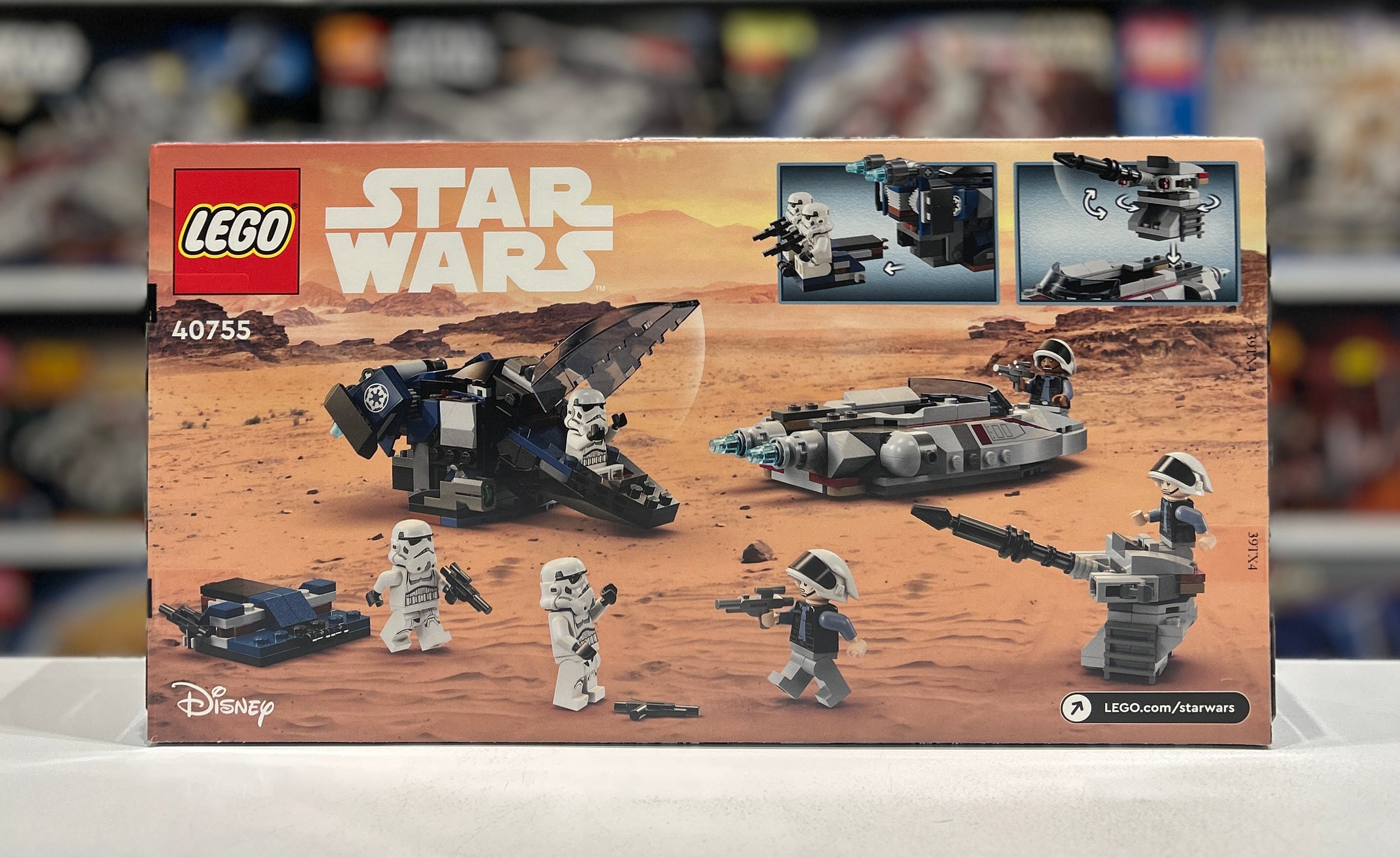 Imperial Dropship vs. Rebel Scout Speeder, 40755