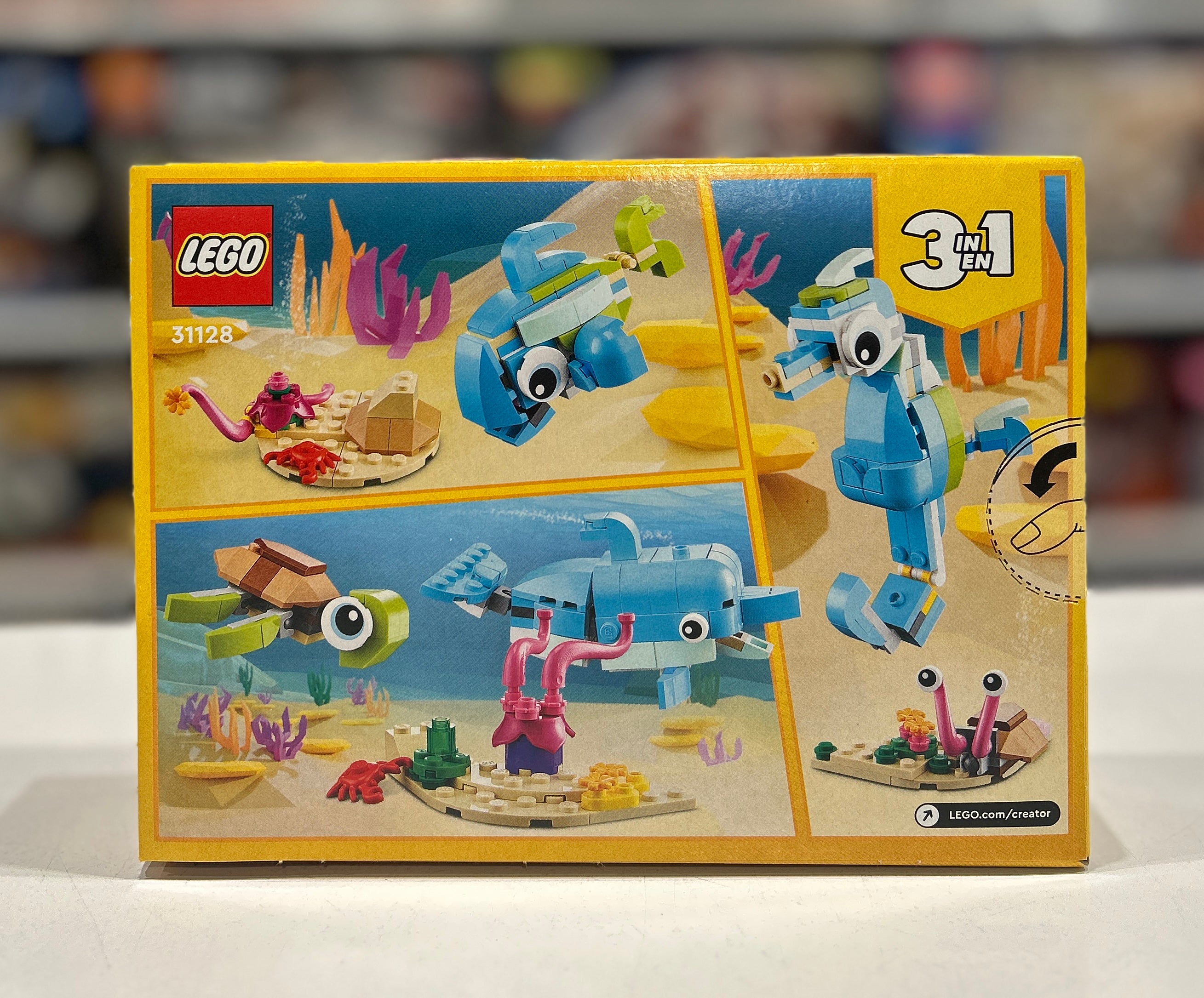 Dolphin and Turtle, 31128