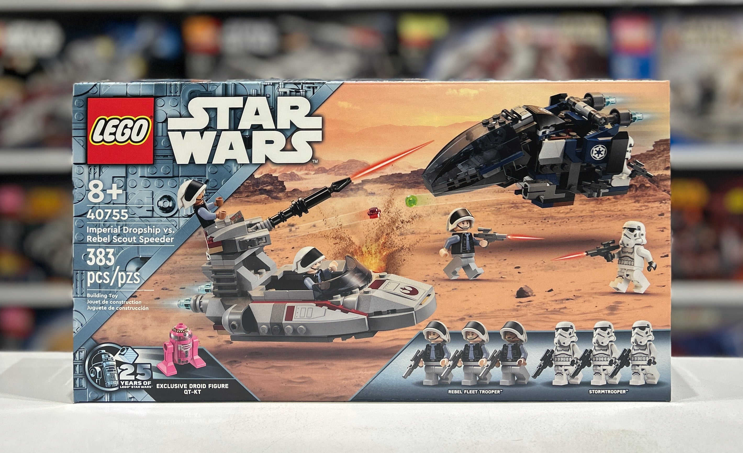 Imperial Dropship vs. Rebel Scout Speeder, 40755