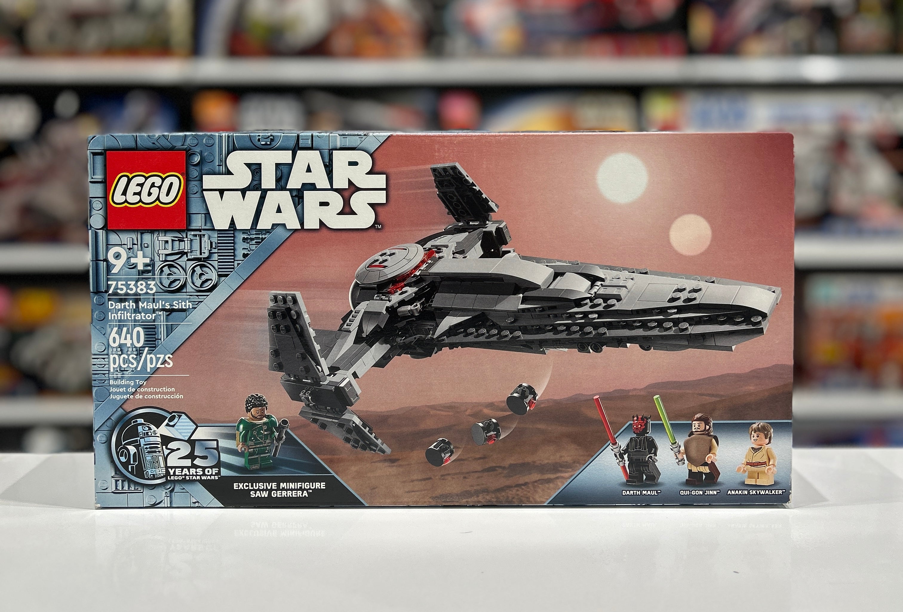 Darth Maul's Sith Infiltrator (Reddish Brown Qui Gon), 75383