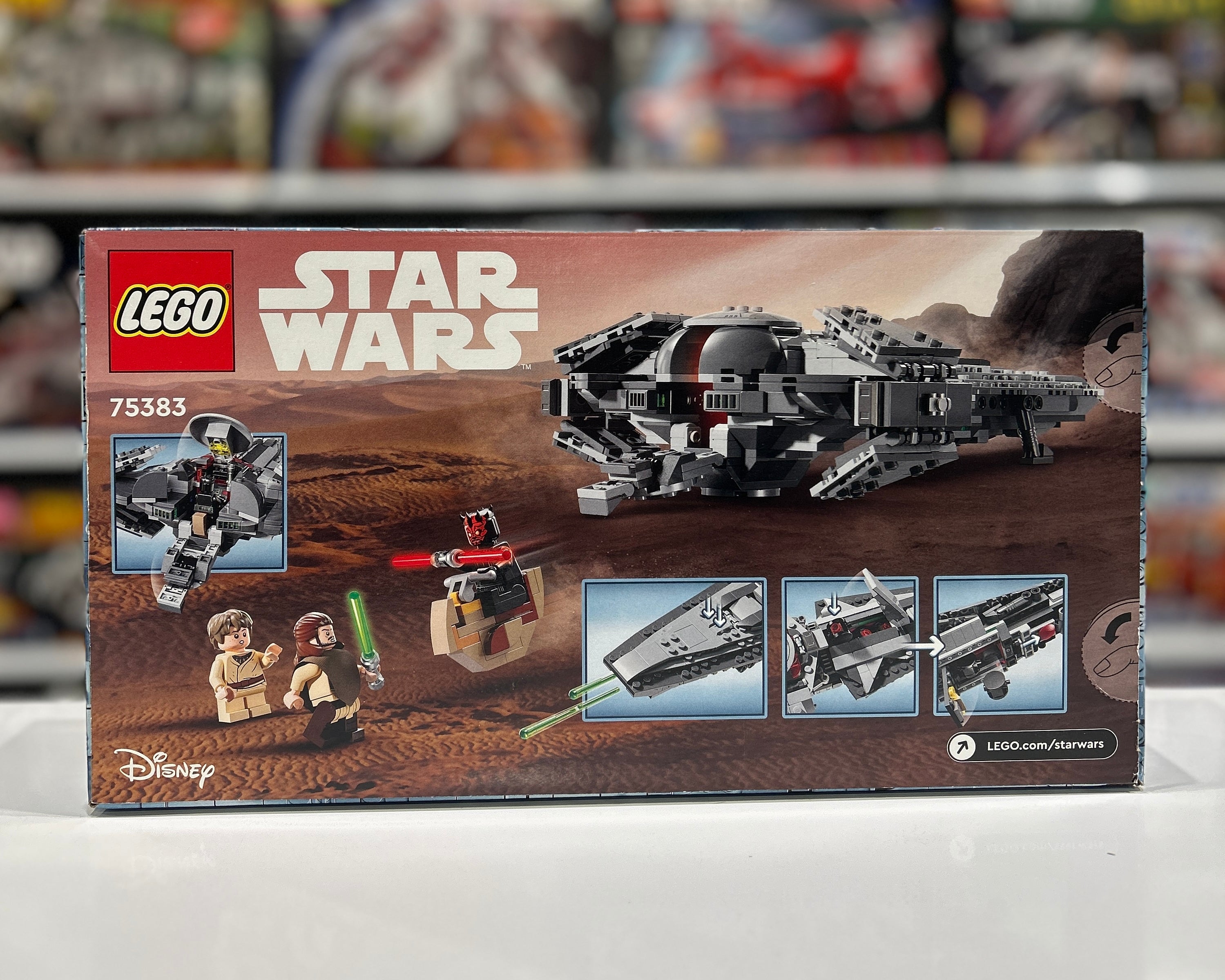 Darth Maul's Sith Infiltrator (Reddish Brown Qui Gon), 75383