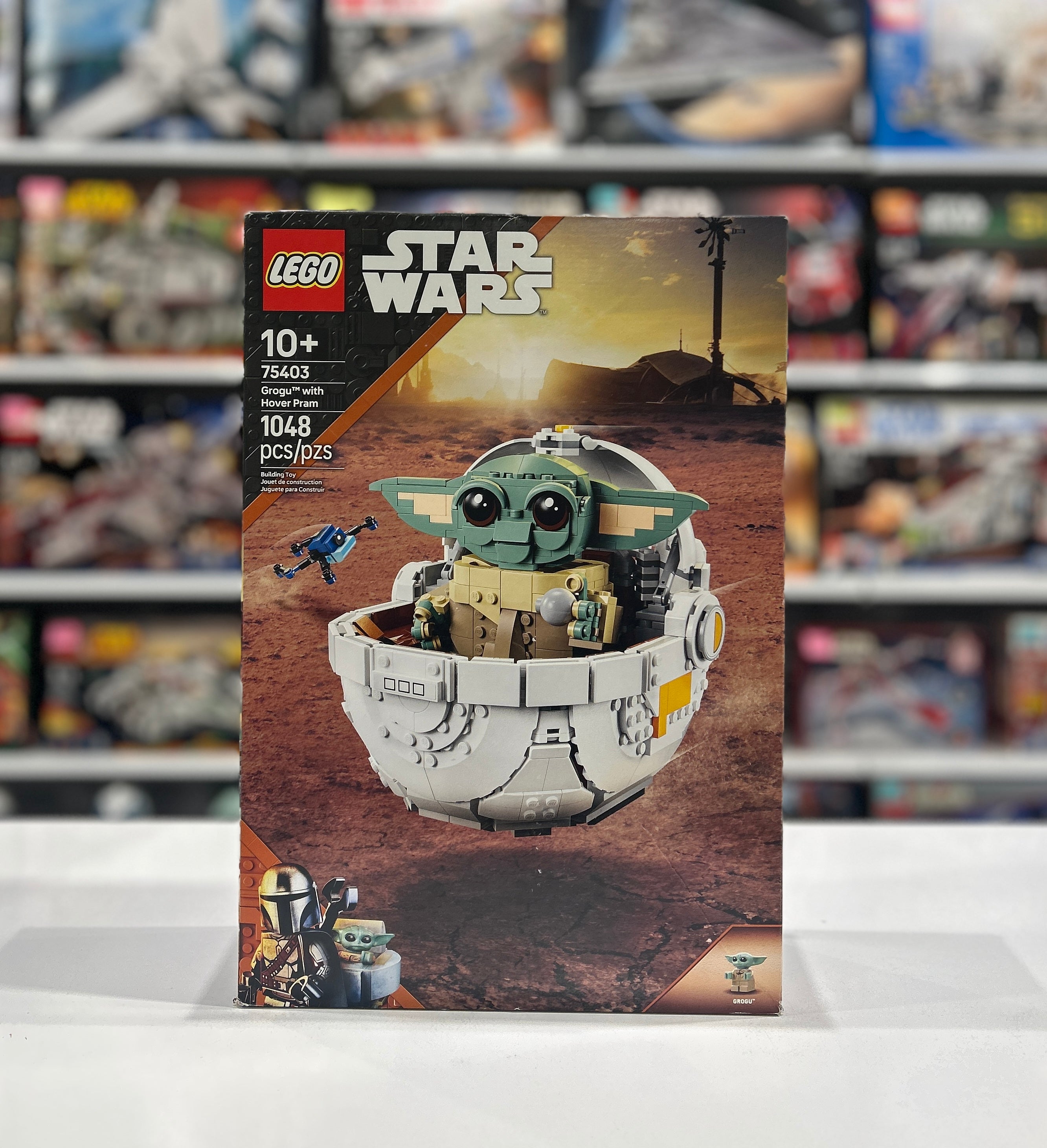 Grogu with Hover Pram, 75403