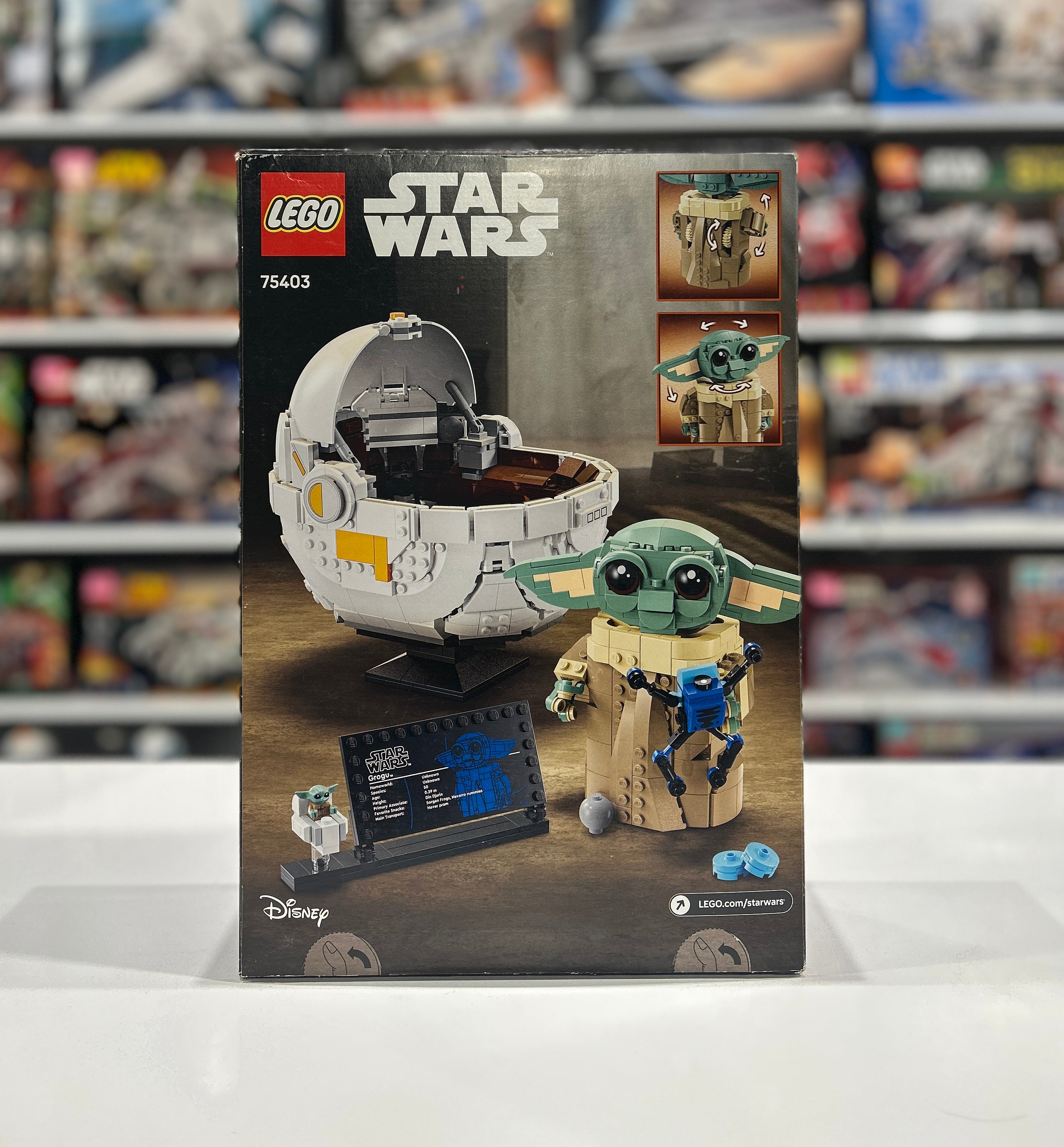 Grogu with Hover Pram, 75403