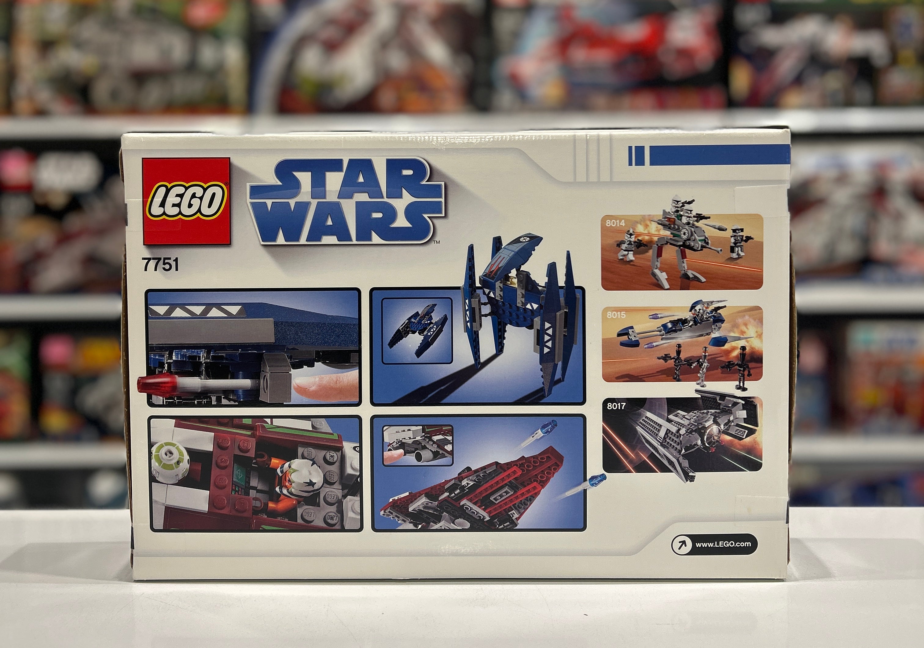 Ahsoka's Starfighter and Vulture Droid, 7751