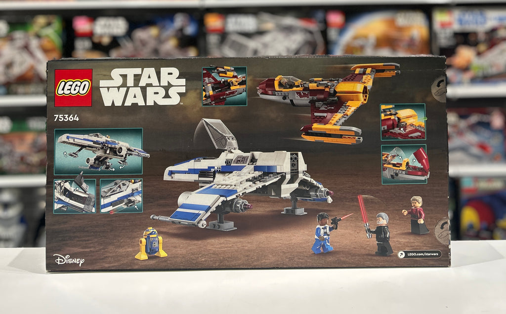 New Republic E-Wing vs. Shin Hatis Starfighter, 75364