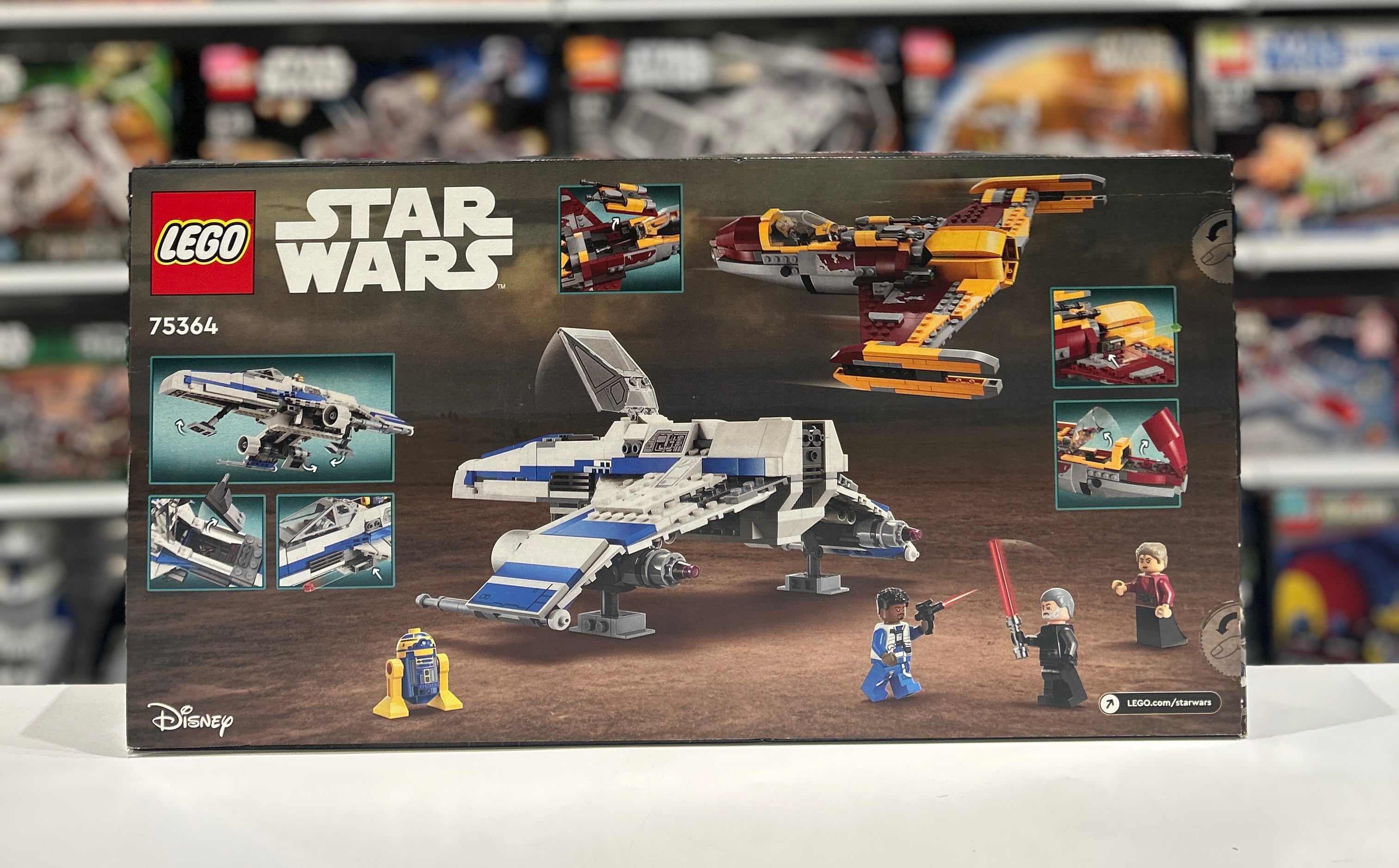 New Republic E-Wing vs. Shin Hatis Starfighter, 75364