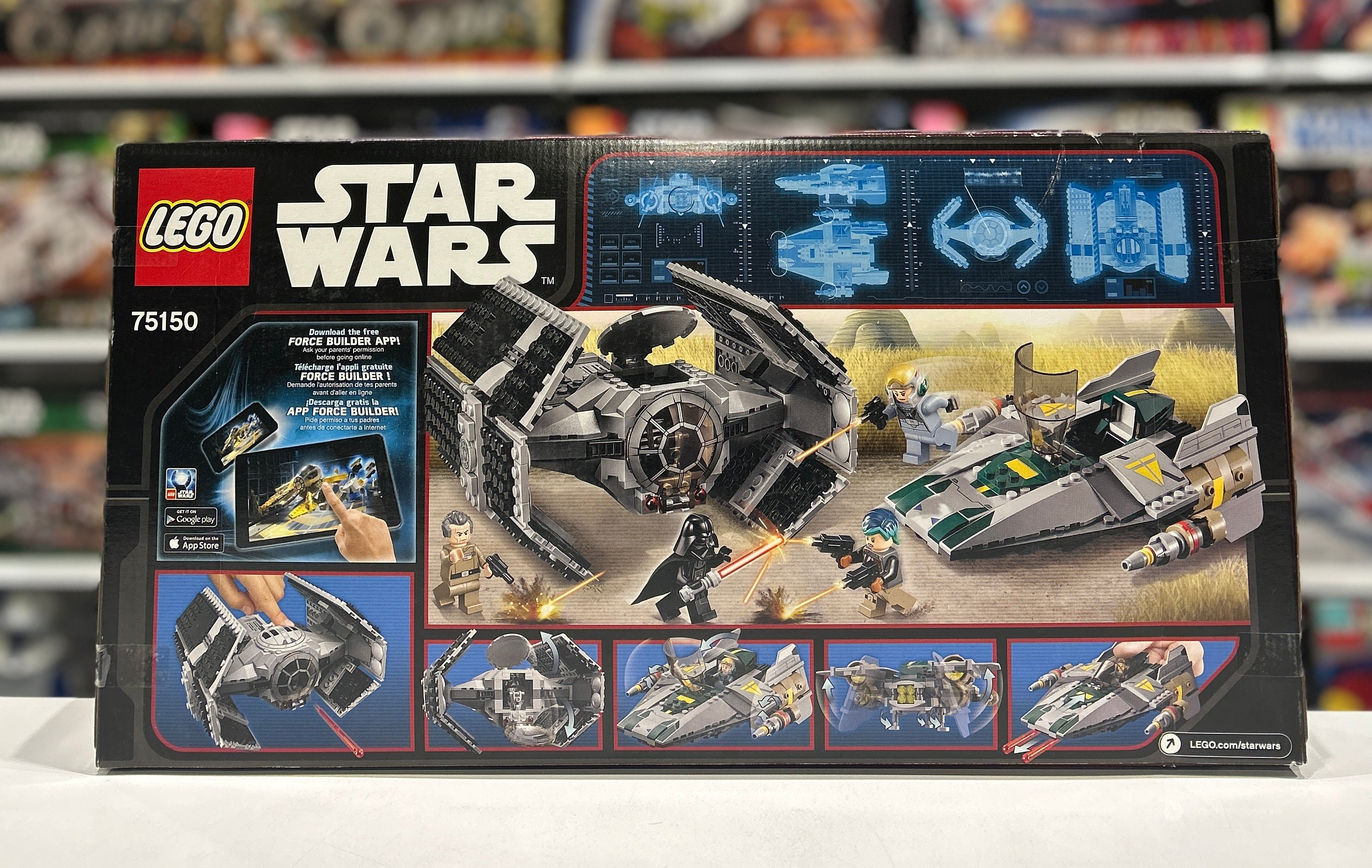 Vaders TIE Advanced vs A-Wing Starfighter, 75150