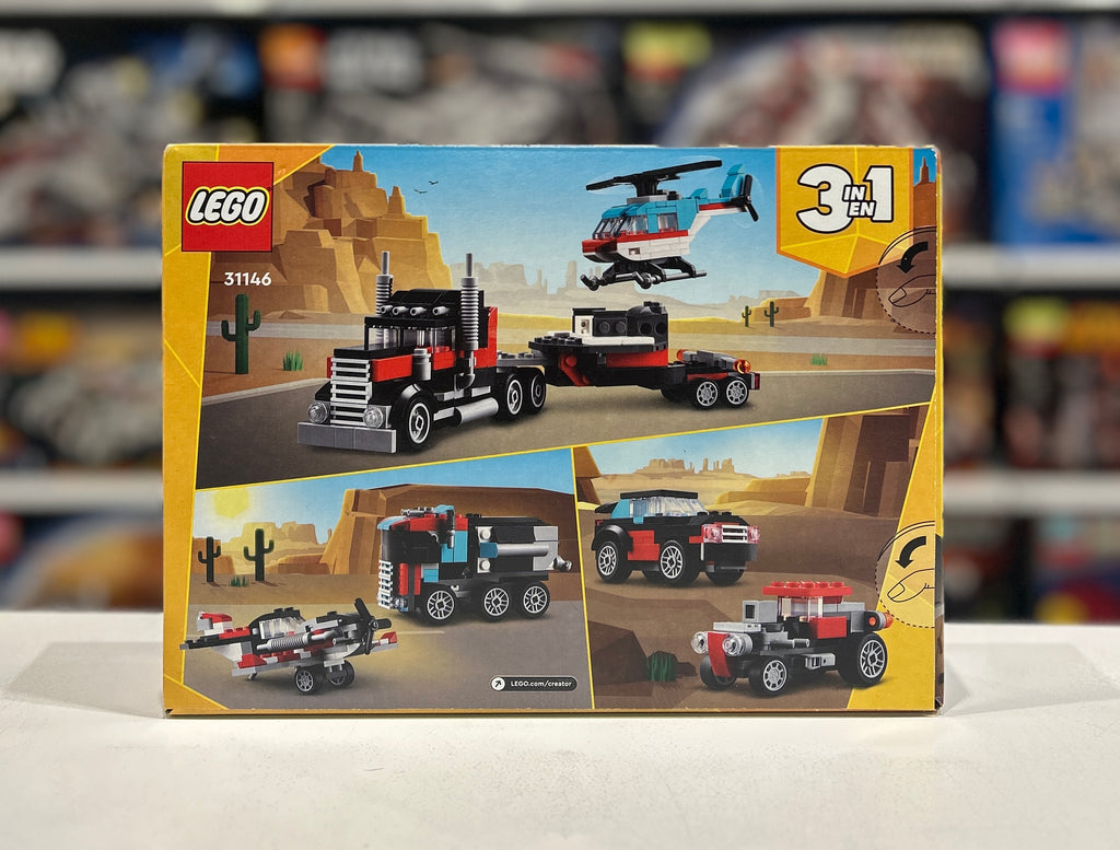 Flatbed Truck with Helicopter, 31146