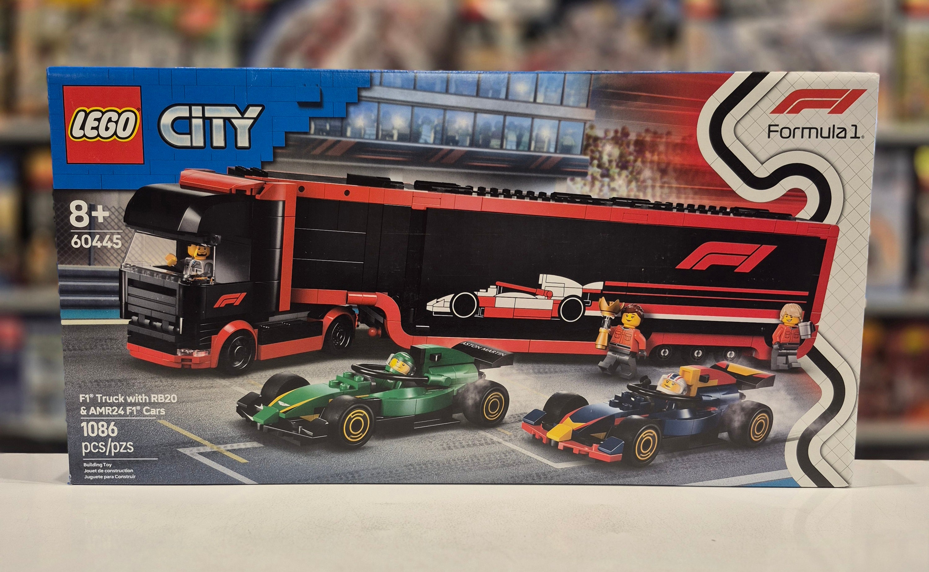 F1 Truck with RB20 & AMR24 F1 Cars, 60445