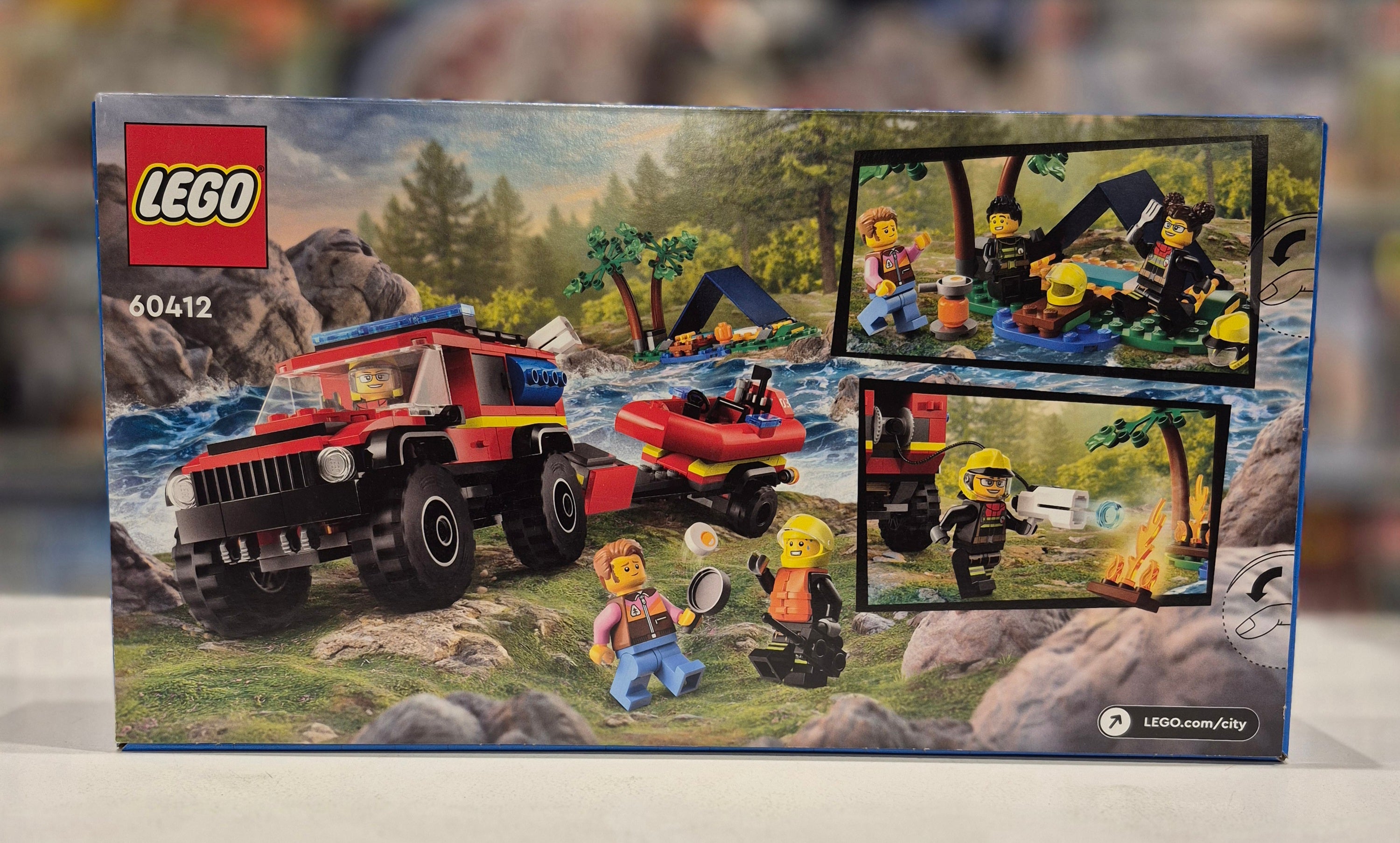 4x4 Fire Truck with Rescue Boat, 60412