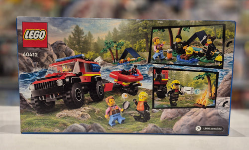 4x4 Fire Truck with Rescue Boat, 60412