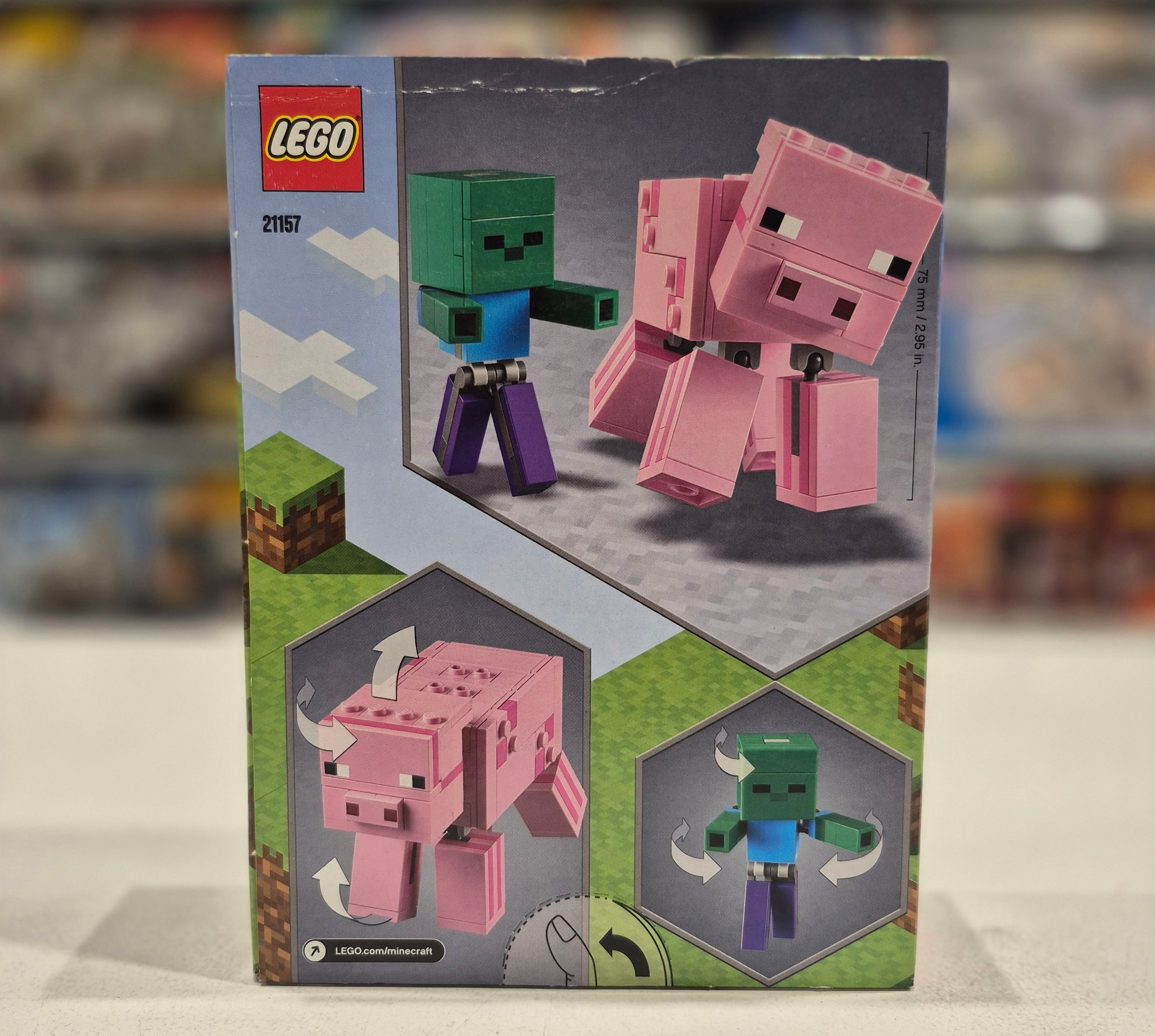 BigFig Pig with Baby Zombie, 21157