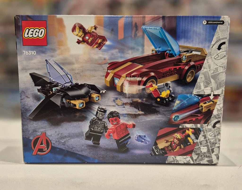 Iron Man Car & Black Panther vs. Red Hulk, 76310