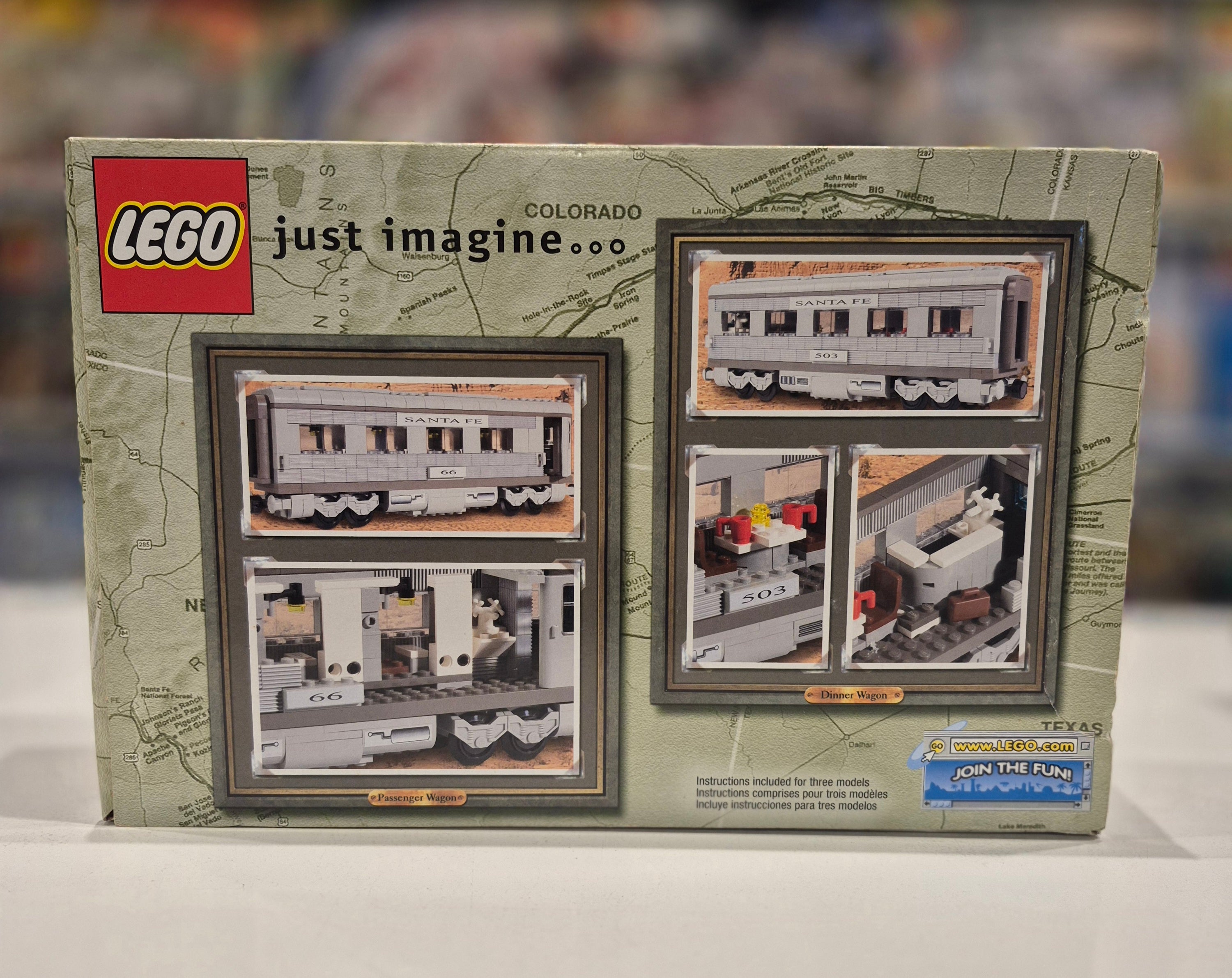 Santa Fe Cars Set II, 10022