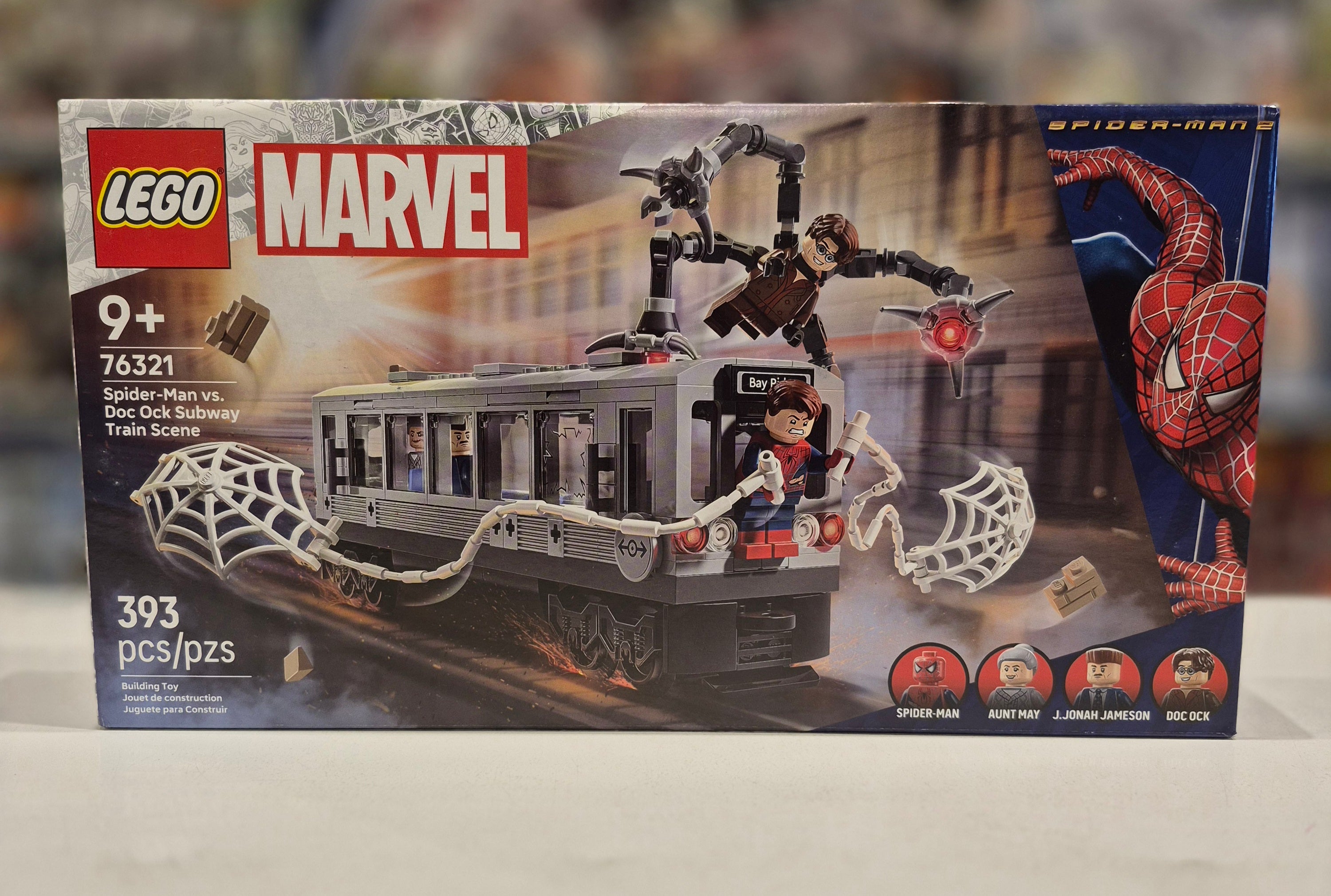 Spider-Man vs. Doc Ock Subway Train Scene, 76321