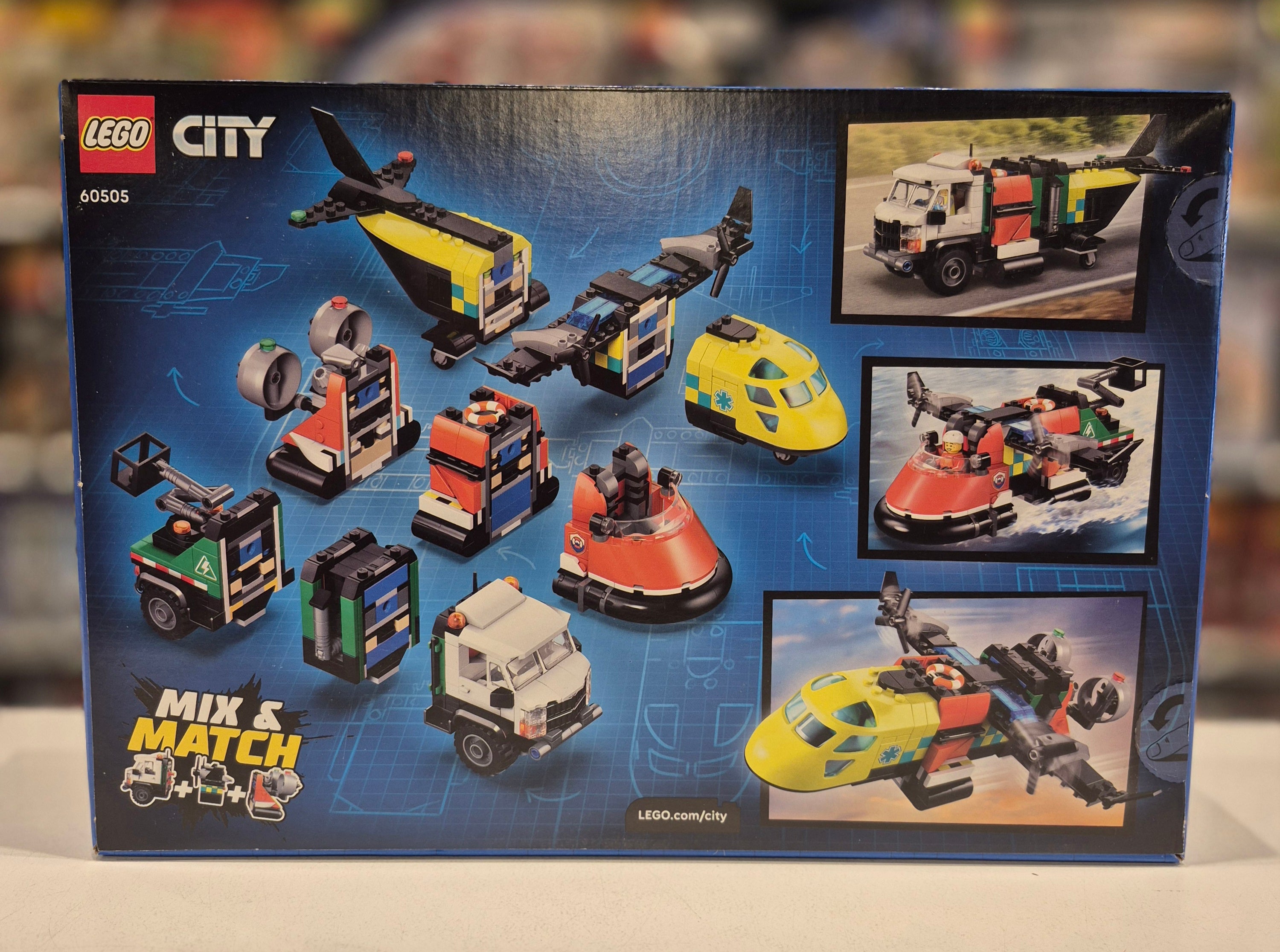 Airplane, Service Truck & Hovercraft Remix, 60505