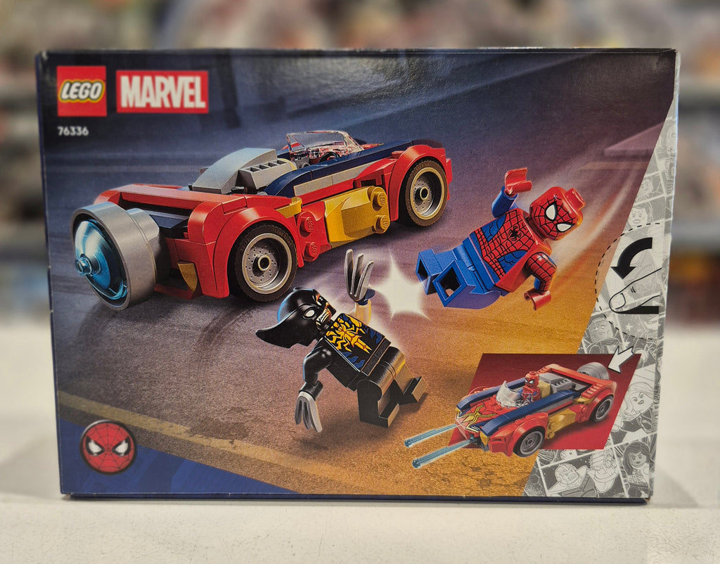 Spider-Man Car vs. Venomized Wolverine, 76336