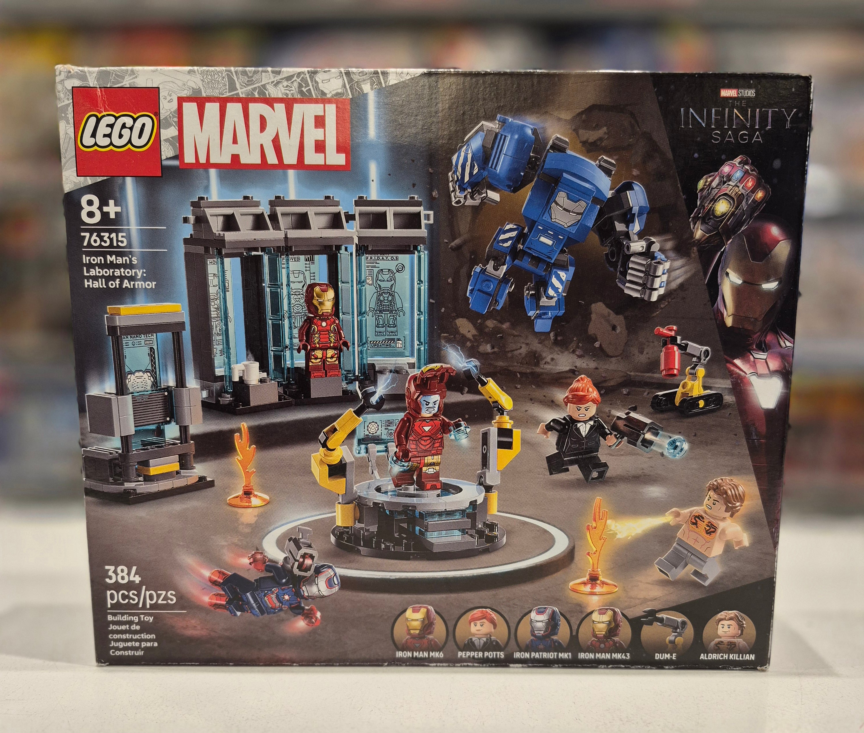 Iron Man's Laboratory: Hall of Armor, 76315