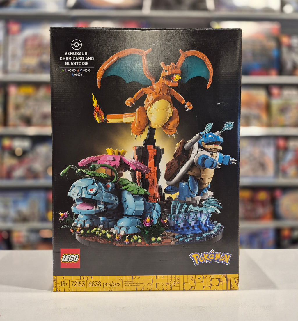 Venusaur, Charizard, and Blastoise, 72153