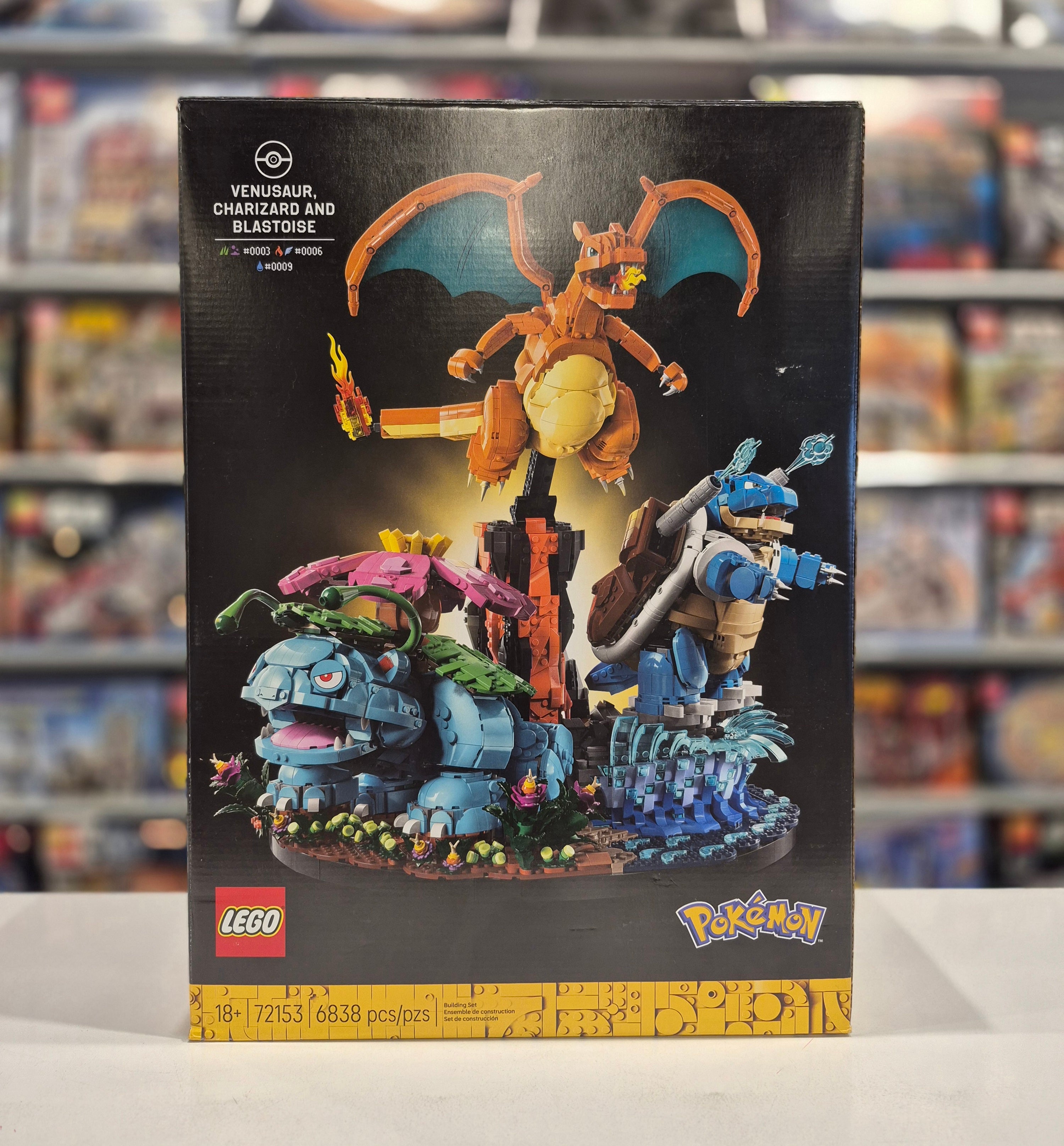 Venusaur, Charizard, and Blastoise, 72153