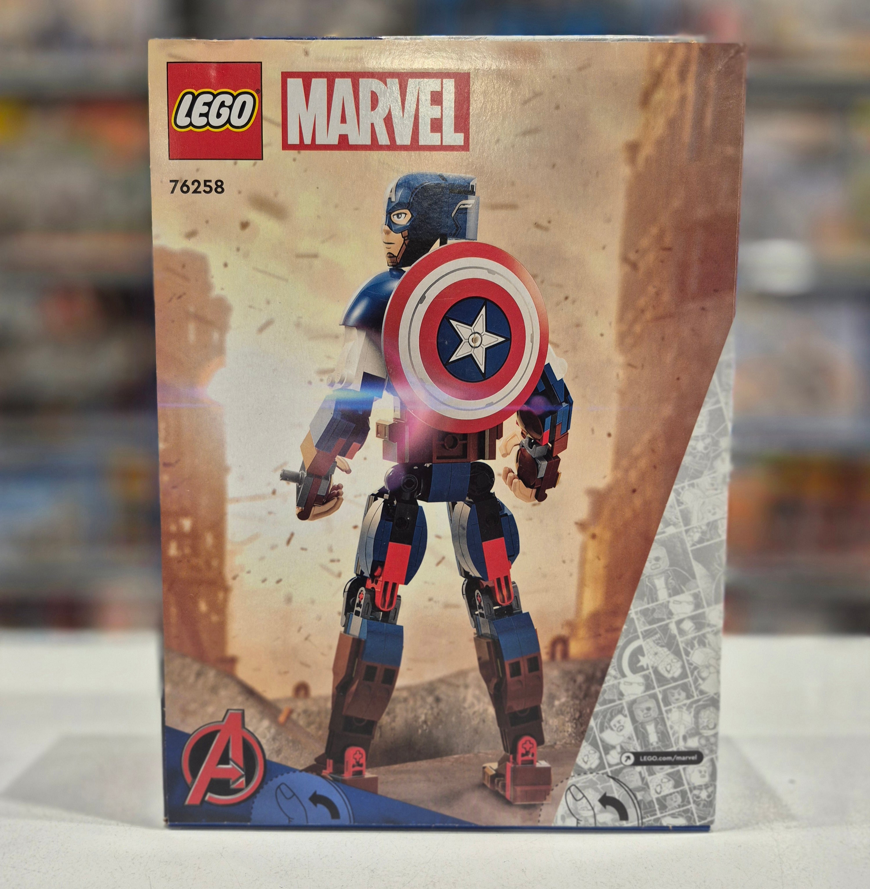 Captain America Construction Figure, 76258