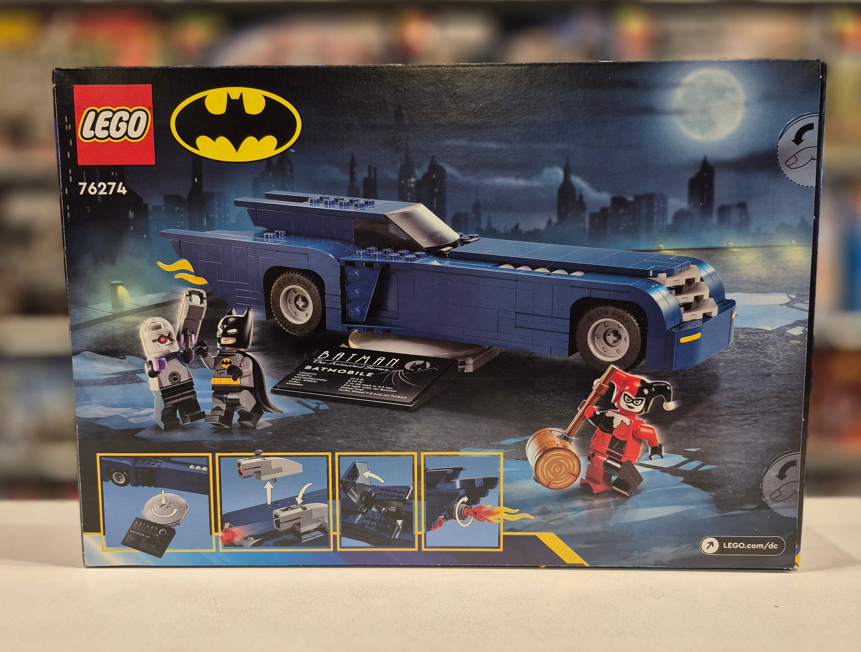 Batman with the Batmobile vs. Harley Quinn and Mr. Freeze, 76274