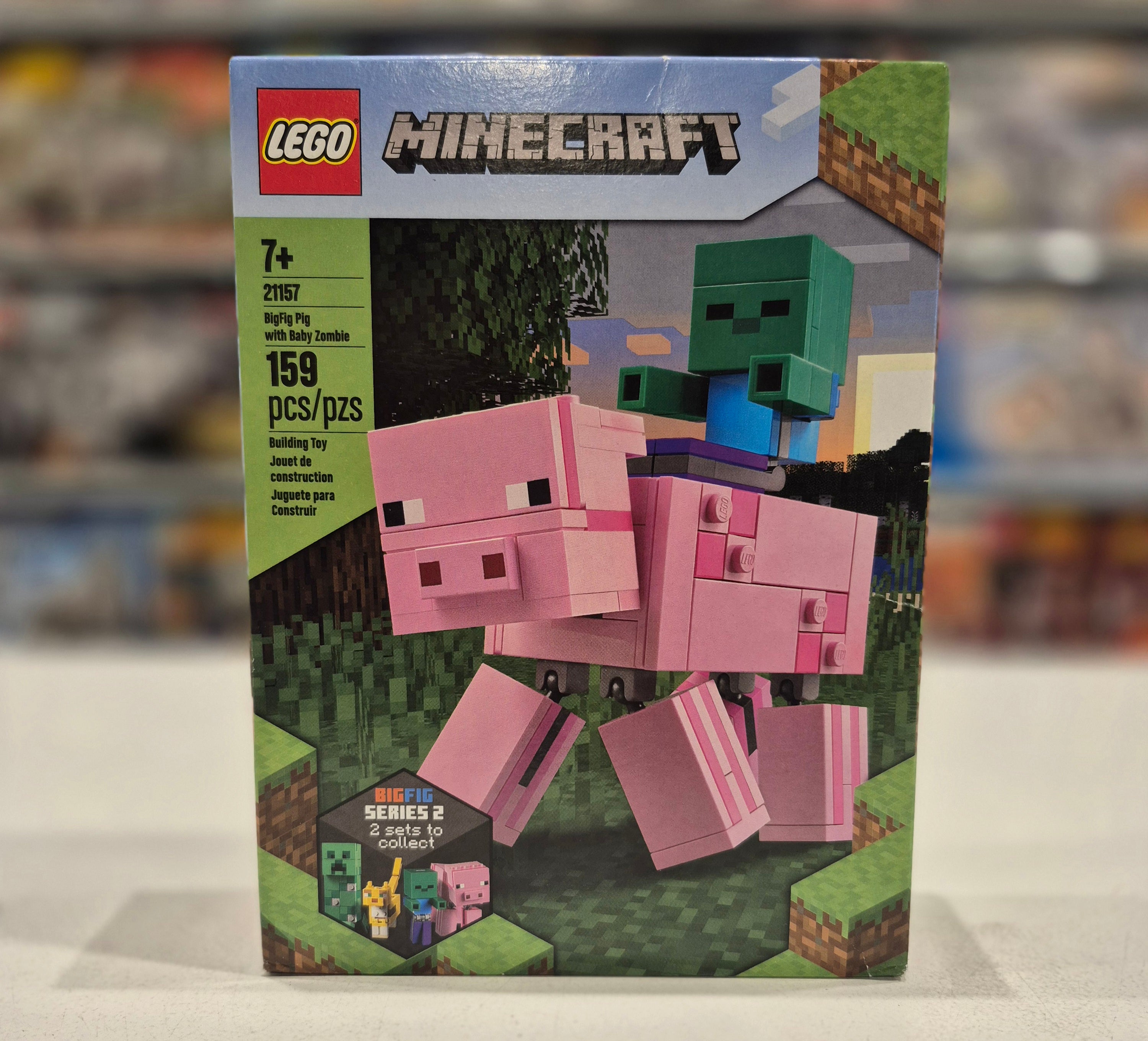 BigFig Pig with Baby Zombie, 21157