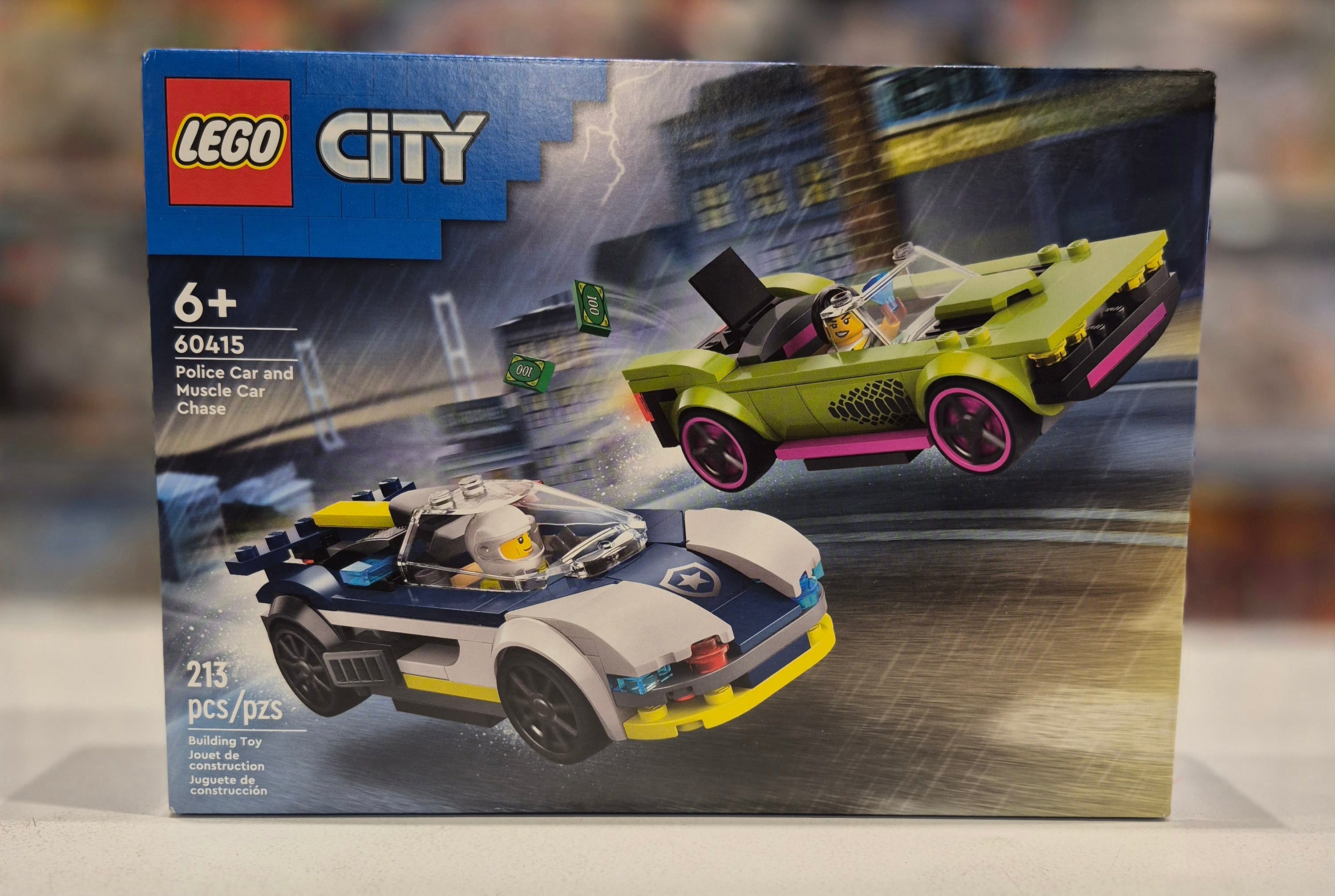 Police Car and Muscle Car Chase, 60415
