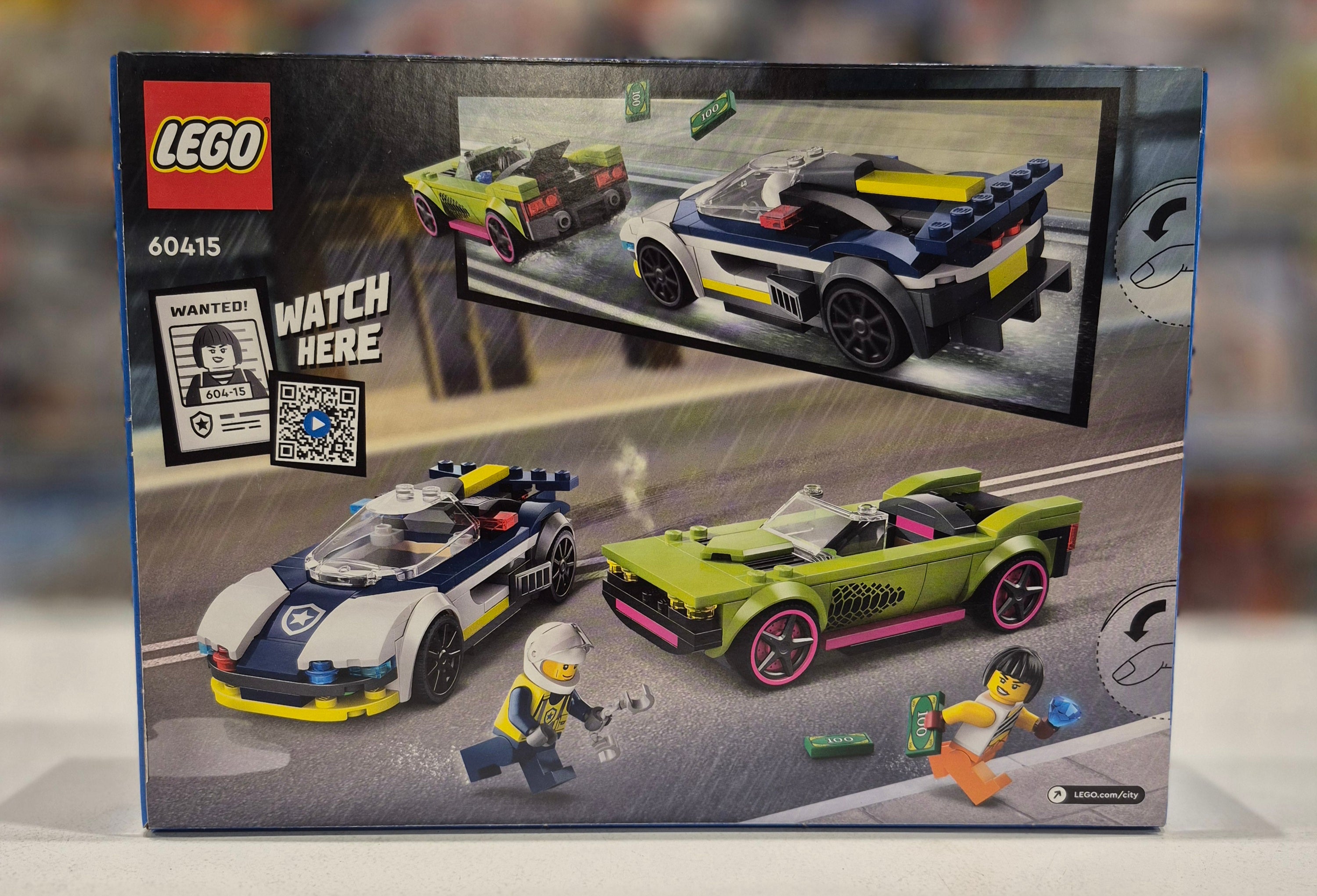 Police Car and Muscle Car Chase, 60415