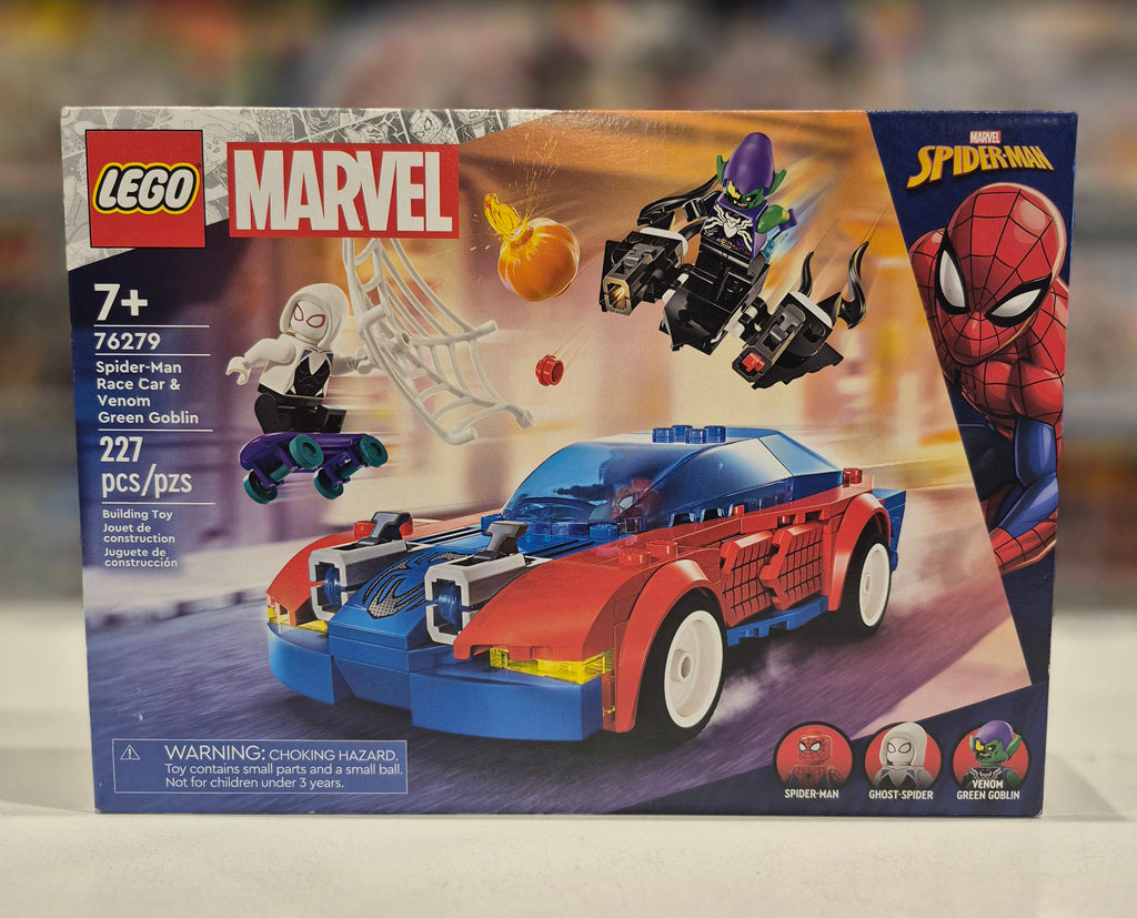 Spider-Man Race Car & Venom Green Goblin, 76279