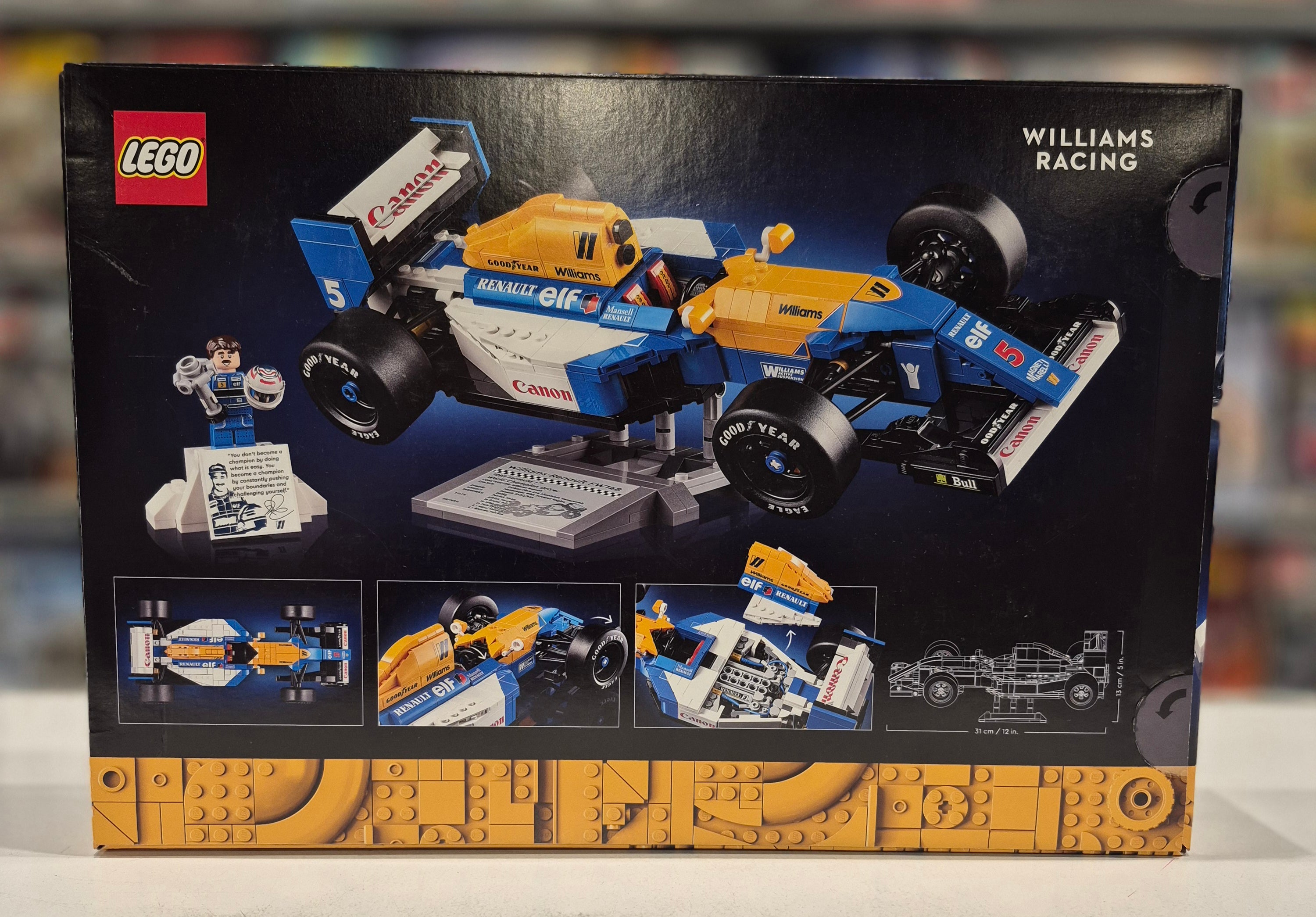 Williams Racing FW14B & Nigel Mansell, 10353