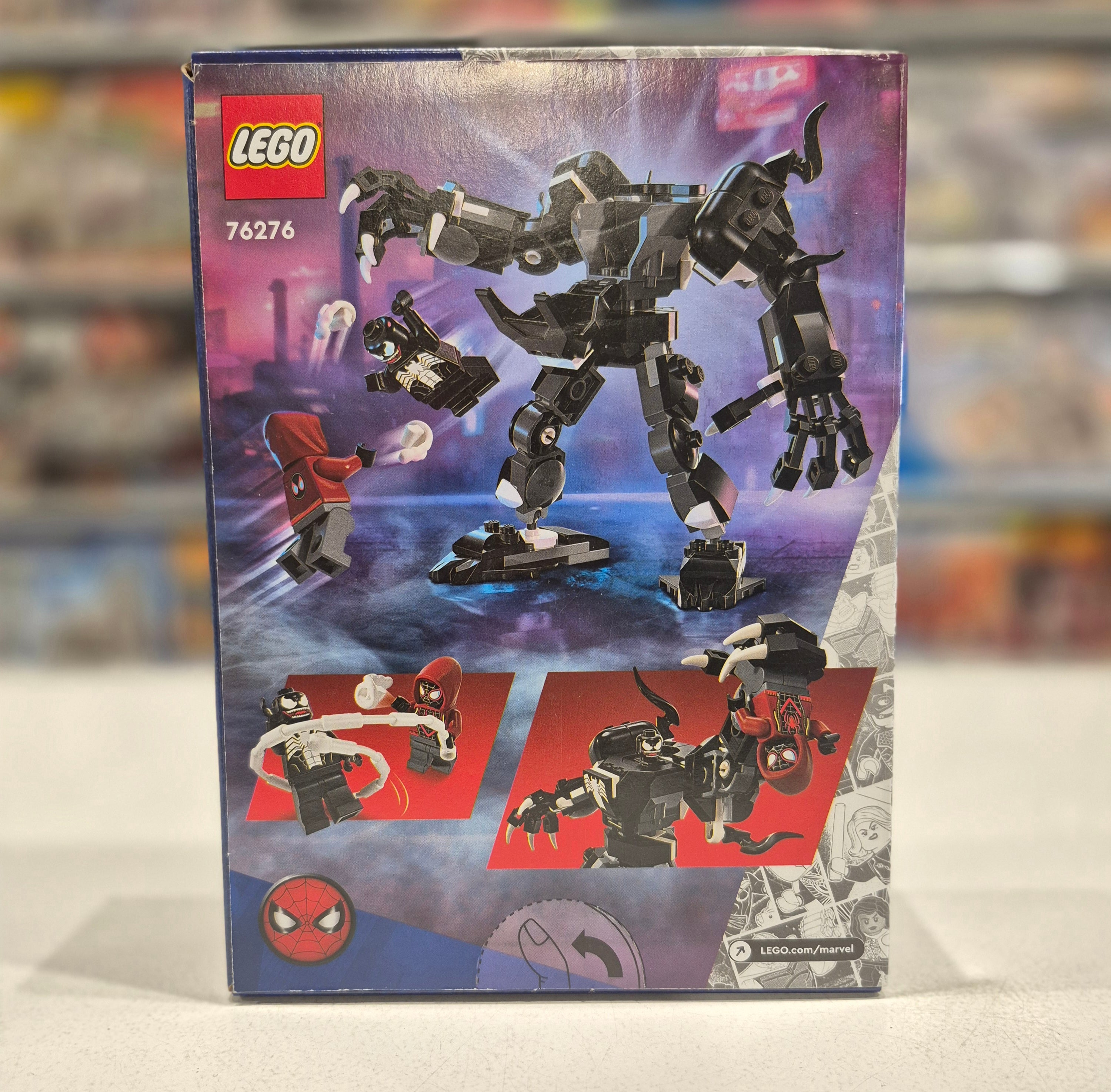Venom Mech Armor vs. Miles Morales, 76276